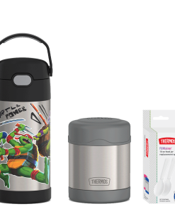 12oz Teenage Mutant Ninja Turtles Water Bottle & 10oz Food Jar